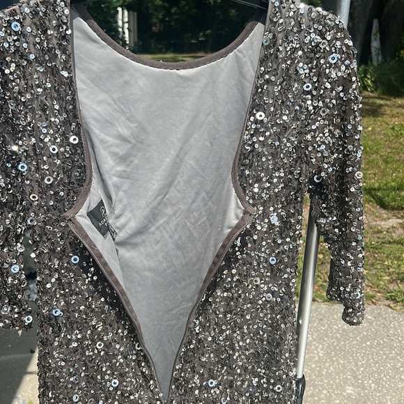 Adrianna papell black tie event dress US size 8 - Picture 4 of 8